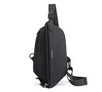 FANDARE Brusttasche Schultertasche Umhängetasche Bodybag Brustbeutel Herren Sling Chest Crossbody Pack Sicherheitstasche Geschäft Tagesrucksäcke für Männer Freien Reisen Wandern Joggen Schwarz