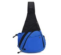 FANDARE Brusttasche Ultraleicht Beiläufig Sling Daypacks Herren Damen Schultertasche Umhängetasche für Outdoor Sport Wandern Radfahren Reisen Wasserdicht Nylon Blau