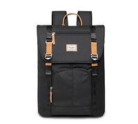 FANDARE Business Laptop Rucksack, Wasserdichter Laptoptasche 15,6 Zoll, Reiserucksack mit Gepäckgurt für Damen Herren, Tagesrucksack für Reisen Büro Uni Schwarz