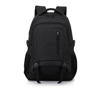 FANDARE Business Rucksack für Reisen und Arbeit mit USB Ladestation Wasserdichter Laptoptasche für 15.6 Zoll Kofferbefestigung Kopfhöreranschluss Daypack für Beruf und Sport in Schwarz