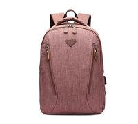 FANDARE Business Rucksack Herren & Damen Wasserfest Tragbarer Daypack mit USB-Ladeport & Gepäckträger-Haken Leichter 10L Rucksack für Berufsreisen Arbeit Uni Sport Braun
