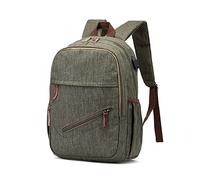 FANDARE Business Rucksack USB Ladeport 15.6 Zoll Laptop 22.5L Großes Fassungsvermögen Mehrere Fächer Wasserdichter Polyester Rücken Tasche Tragbar für Reise Outdoor Alltag Männer Frauen Armeegrün