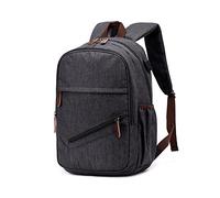 FANDARE Business Rucksack USB Ladeport 15.6 Zoll Laptop 22.5L Großes Fassungsvermögen Mehrere Fächer Wasserdichter Polyester Rücken Tasche Tragbar für Reise Outdoor Alltag Männer Frauen Schwarz