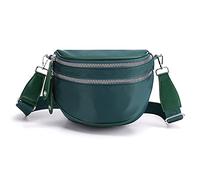 FANDARE Casual Schultertasche Backpack Sling Gürteltasche Brusttasche Jugendliche Leichte Umhängetasche Rucksack Sporttasche Herren Damen Reise Freizeit Outdoor Sports Nylon Wasserdicht Grün