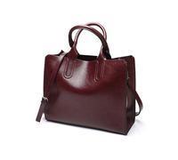 FANDARE Damen Handtasche Vintage Tote Bag Tragetasche City Schultertasche Chic PU Leder Aktentasche Shopper Crossbody Hobo Taschen Umhängetasche Frauen Schule Arbeit Lehrertasche Henkeltaschen Kaffee