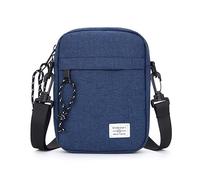FANDARE Damen Handy Umhängetasche Herren Handytasche zum Umhängen Schultertasche Nylon Kleine Umhängetasche Mini Frauen Handytasche Damentasche Reisen Einkaufen Crossbody Messenger Bag Blau
