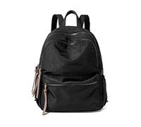 FANDARE Damen Laptop Rucksack, Leichter Wasserabweisender Rucksack für bis zu 14” Laptop, Großes Fassungsvermögen, Minimalistischer Tagesrucksack für Arbeit, Reisen, Uni Schwarz L