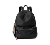 FANDARE Damen Laptop Rucksack, Leichter Wasserabweisender Rucksack für bis zu 14” Laptop, Großes Fassungsvermögen, Minimalistischer Tagesrucksack für Arbeit, Reisen, Uni Schwarz S