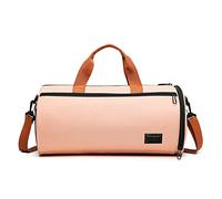 FANDARE Damen Reisetaschen Herren Klassische Sporttaschen Handgepäck Weekender Umhängetasche Weekender Übernachtung Kliniktasche Schwimmtasche Trainingstasche Tote Bag mit Schuhfach Rosa B