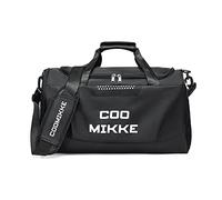 FANDARE Damen Reisetaschen Herren Sporttasche Handgepäck Klassische Sporttaschen Weekender Umhängetasche Übernachtung Sporttasche Kliniktasche Schwimmtasche Trainingstasche Tote Bag Schwarz