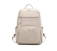 FANDARE Damen Rucksack Business Reisetasche Tagepack 15.6 Zoll Laptop Kofferarmband Design Stilvoll Einfach Große Kapazität Büro Alltag Reisen Arbeitsrucksack Aprikose