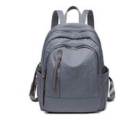 FANDARE Damen Rucksack Casual Schulrucksack Mädchen Daypack Teenager Schultasche Wasserdicht Rucksäcke für Schule Reise Draussen Grau
