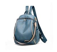 FANDARE Damen Rucksack Mädchen Schultasche Wasserdicht Schultertasche Handtasche Schulrucksack Casual Daypacks Reise Campus Sport Schulranzen 3 in 1 Rucksäcke Dauerhaft PU Blau