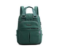 FANDARE Damen Rucksäcke Laptop Handtasche Schulrucksack Schultasche Mädchen Schulranzen mit USB Reise Tagesrucksack Teenager Daypacks für Uni Büro Alltag Freizeit Campus Wandern Dauerhaft Nylon Grün