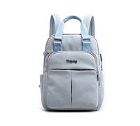 FANDARE Damen Rucksäcke Laptop Handtasche Schulrucksack Schultasche Mädchen Schulranzen mit USB Reise Tagesrucksack Teenager Daypacks für Uni Büro Alltag Freizeit Campus Wandern Dauerhaft Nylon Blau