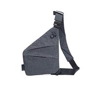 FANDARE Diebstahlsicherer Umhängetasche Herren, Umhängetasche mit mehreren Taschen, Reisetasche für Herren, Crossbody Bag für Läufer, Workout, Wandern, Radfahren, Reisen Grau