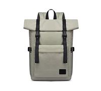 FANDARE Diebstahlsicherung Rucksack für 15.6 Zoll Laptop Roll-Top Backpack Schulrucksack Herren Damen Wasserdicht Rucksäcke zum Business Reise Schulranzen Schultasche Daypacks Aprikose