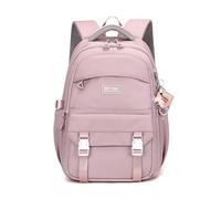 FANDARE Einfach Schulrucksäcke Schultasche Mädchen Jungen Jugendlich Von Straßen zu Pfaden Tagesrucksäcke Student Schulranzen Alltagsrucksäcke Rucksack Reisen Weekender Schulrucksack Daypack Helllila