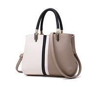 FANDARE Elegante Damen Umhängetaschen Schultertasche Frauen Handtasche PU Leder Wasserdicht für Büro Einkauf Arbeitstasche Reisen Henkeltaschen Crossbody Bag Khaki