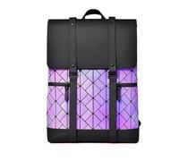 FANDARE Geometrisch Tagesrucksack für Damen Holographisch Outdoor Rucksack Herren Rucksack City Kurierrucksack Herren Einkaufsrucksack Daypack Wasserdicht Arbeitsrucksack Uni Radfahren Rucksack
