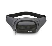 FANDARE Gürteltasche Damen Herren Hüfttasche mit 3 Taschen Umhängetasche Brusttasche Sling Bag Bauchtasche Laufgürtel für Handy für Spaziergänge mit Hunden, Laufen, Wandern, Reisen Grau C