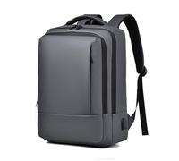 FANDARE Handgepäck Rucksack Herren Groß Schulrucksack Laptop Rucksack Tagesrucksäcke mit USB Daypacks Lässiger Reiserucksack Wandern Outdoor Sports Schulranzen wasserdichte Polyester Grau
