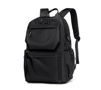 FANDARE Handgepäck Rucksack Schulrucksack Herren Damen Tagesrucksäcke mit USB Daypacks Laptop Rucksack Reiserucksack Wandern Outdoor Sports Schulranzen wasserdichte Nylon Schwarz