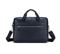 FANDARE Herren Aktentaschen für 12.9 Zoll Laptop Schultasche Arbeitstasche Leder Handtasche Umhängetasche Businesstasche Kuriertasche Crossbody Messenger Bags Arbeit Reise Collegetasche Schwarz