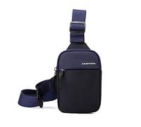 FANDARE Herren Brusttasche Ultraleicht Sling Chest Pack Umhängetasche Schultertasche Bauchtasche Crossover Rucksack Daypacks für Männer Outdoor Reisen Camping Crossbody Bag Wanderrucksäcke Blau