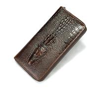 FANDARE Herren Geldbörse Kreditkartenetui Leder Geldbörse Herren mit Münzfach & RFID Schutz Geldbörse Brieftasche Männer Portmonee Geldklammer Kreditkartenetui Geldbeutel Portemonnaie Braun