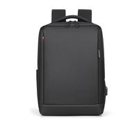 FANDARE Herren Laptop Rucksack 15.6 Zoll Business Rucksack Daypack USB Charging Reiserucksack Rucksack Business Laptop Daypack Schwarz
