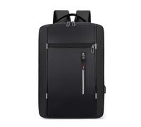 FANDARE Herren Laptop Rucksack mit USB Flugzeug Ryanair Handgepäck Damen Daypacks mit Reflektorstreifen Handtasche Reiserucksack Schulrucksack Schulranzen Weekender Arbeiten Tagesrucksack Schwarz A