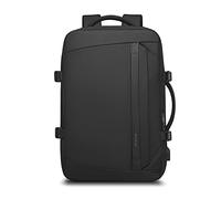 FANDARE Herren Rucksack Business Reise Großraum Tragbar Laptopfach 15.6 Zoll USB-Ladeport Kofferbefestigung Laptop Rucksack Männer für Arbeit Beruf Reisen Outdoor Alltag Schwarz