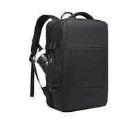 FANDARE Herren Rucksack Travel Backpack 47L Erweiterbar USB Ladeport Nässeschutz Fach Anti-Diebstahl Reißverschluss Wasserdicht Schwarz