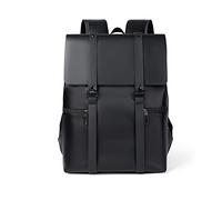 FANDARE Herren Schulrucksack Geschäft Rucksack Schulrucksack Daypacks wasserdichtes PU Schultaschen Leichter Teenager Schultasche Schulranzen Laptop Tasche für Jungen Reisen Hochschule Sport Schwarz