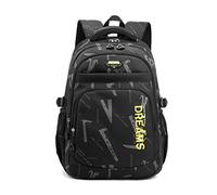 FANDARE Junge Kinderrucksäcke Schultasche Juniorrucksäcke Abenteuer-Tornister Schultasche mit Schultergurt einstellen Rucksäcke Kinder-Tragebeutel Schulranzen die 3. bis 9. Klasse Schwarzgelb