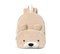 FANDARE Kinder Mini-Rucksack Cartoon Schulrucksack aus Kord für Kindergarten & Grundschule Verstellbarer Tagesrucksack für Mädchen Jungen für Kita Reisen Alltag Niedlich Kinderrucksäcke