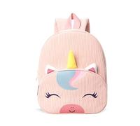 FANDARE Kinder Mini-Rucksack Cartoon Schulrucksack aus Kord für Kindergarten & Grundschule Verstellbarer Tagesrucksack für Mädchen Jungen für Kita Reisen Alltag Niedlich Kinderrucksäcke