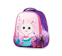 FANDARE Kinderrucksack für Jungen Mädchen 2-7 Jahre, 11 Zoll Schulrucksack mit Brustgurt, Leichter gepolsterter Kindergartenrucksack für Reisen, Wasserdichter Daypack Meerjungfrauen-Kaninchen