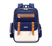 FANDARE Kinderrucksack Rucksack Kinder Lässig Schulranzen mit reflektierenden Streifen Daypacks Schulrucksack für Mädchen Junge Schultasche Büchertaschen Tagesrucksack mit Brustgurt & Hüftgurt Blau