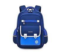FANDARE Kinderrucksack Schulranzen für 4-9 Grad Mädchen Junge Schulrucksack Britischer Stil Büchertaschen für Grund-, Mittel schüler Rucksack Hochschule Schultertasche Reisen Daypacks Himmelblau L