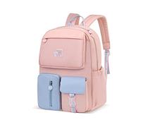 FANDARE Kinderrucksack Schulranzen Schultaschen Jungen Mädchen Schulrucksack Kinder Schultasche für 1-3Klasse Schüler Outdoor Reise Daypacks Kindergartentasche Rucksack Nylon Rosa Blau S