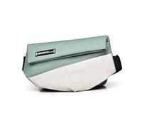 FANDARE Lässig Brusttasche Schultertasche Umhängetasche mit Stativgurt Herren Sling Chest Crossbody Pack Geschäft Tagesrucksäcke für Männer Freien Reisen Wandern Joggen Grün Weiß