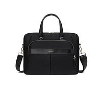 FANDARE Laptop Handtasche Damen Aktentasche Shopper Damentasche Henkeltaschen Schultertaschen Umhängetasche Große Reise Einkauftasche Messenger Bag Businesstasche für Frauen Büro Reisen - Schwarz M