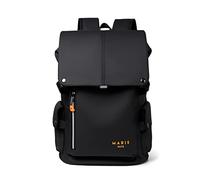 FANDARE Laptop Rucksack 15.6 Zoll Business Reisetasche für Damen Herren USB Charging Port & Kopfhöreranschluss Vielseitiger Alltagsrucksack Schwarz
