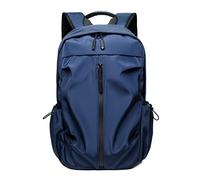 FANDARE Laptop Rucksack 15.6 Zoll Business USB Ladeanschluss Daypack wasserabweisender College Rucksack für Herren Frauen, Reise Rucksäcke mit Kofferbefestigung für Arbeit Uni Schule Sport Blau