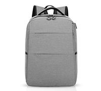 FANDARE Laptop-Rucksack für 15,6 Zoll (39,6 cm), schlank, mit USB-Ladeanschluss, wasserdichter Rucksack für Männer und Frauen, Reisen, Camping, Schule, Polyester-Rucksack, grau, L, Freizeitrucksack