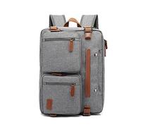 FANDARE Laptop Rucksack Laptop Handtasche Uni Umhängetasche Schultertasche Schulranzen zum 15.6 Zoll Herren Damen Daypacks Schulrucksack Reisen Campus Daypacks Nylon Grau A