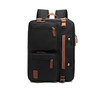 FANDARE Laptop Rucksack Laptop Handtasche Uni Umhängetasche Schultertasche Schulranzen zum 15.6 Zoll Herren Damen Daypacks Schulrucksack Reisen Campus Daypacks Nylon Schwarz A