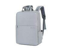 FANDARE Laptop Rucksack Unisex Business Rucksack mit USB Ladeanschluss Daypack Schule Arbeit Reisen Rucksäcke für 15.6 Inch Laptop Wasserdicht Polyester Grau